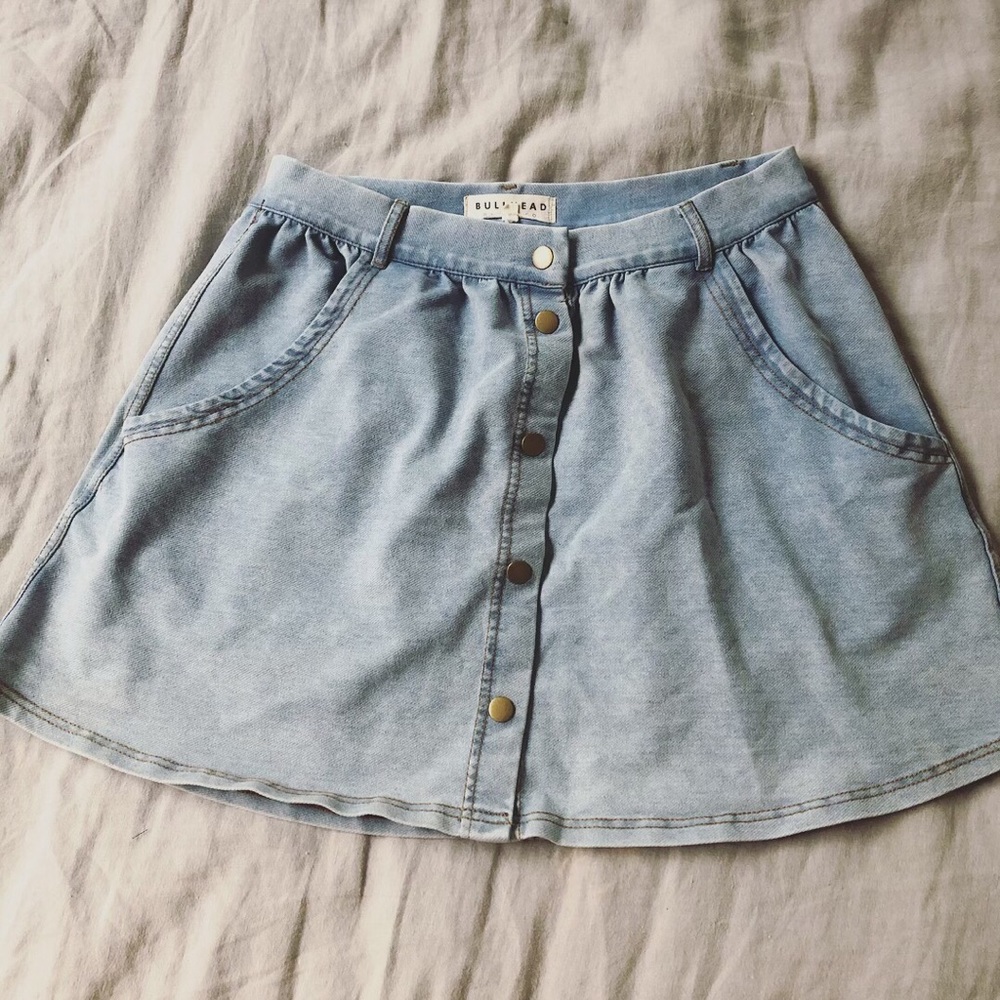 Bullhead Denim Skirt